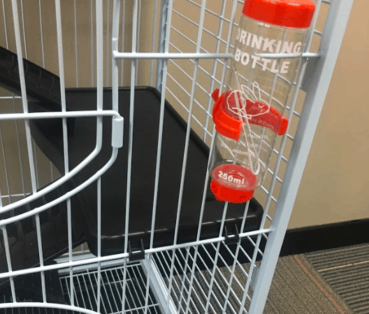 Lucy Ferret Cage comes with Drinking Bottle