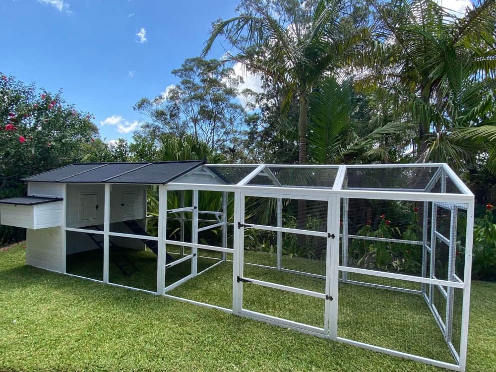 White Castle Cat Enclosure and Run