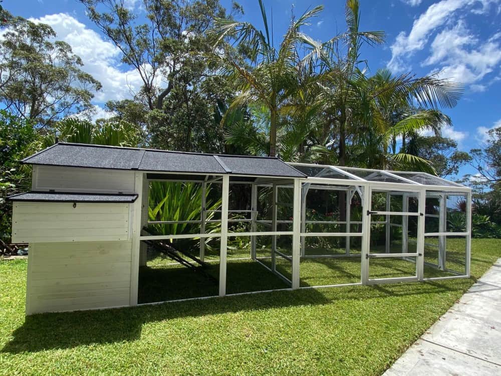 White Castle Chicken Coop and Run - Side