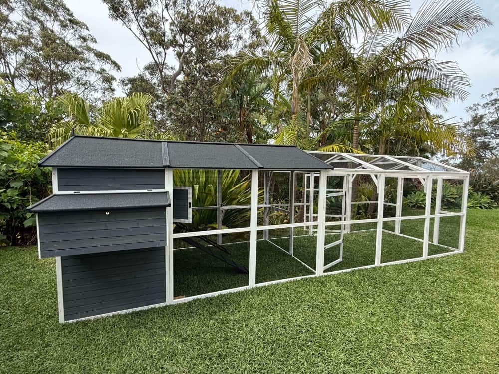 Grey Castle Chicken Coop and Run