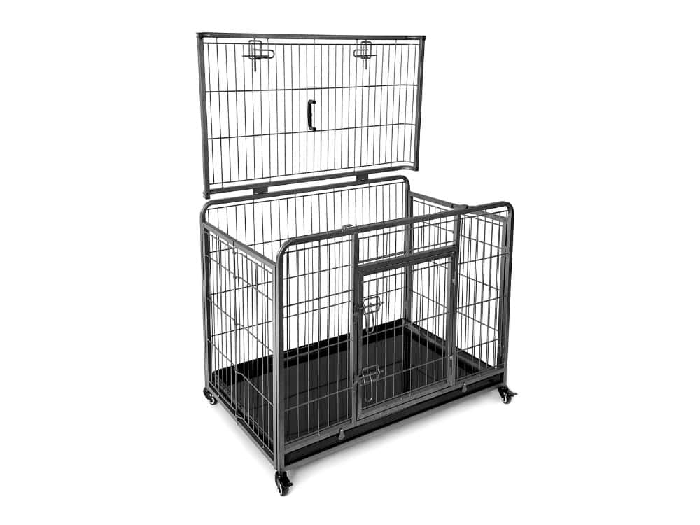 Royale Cat Crate - Roof Open