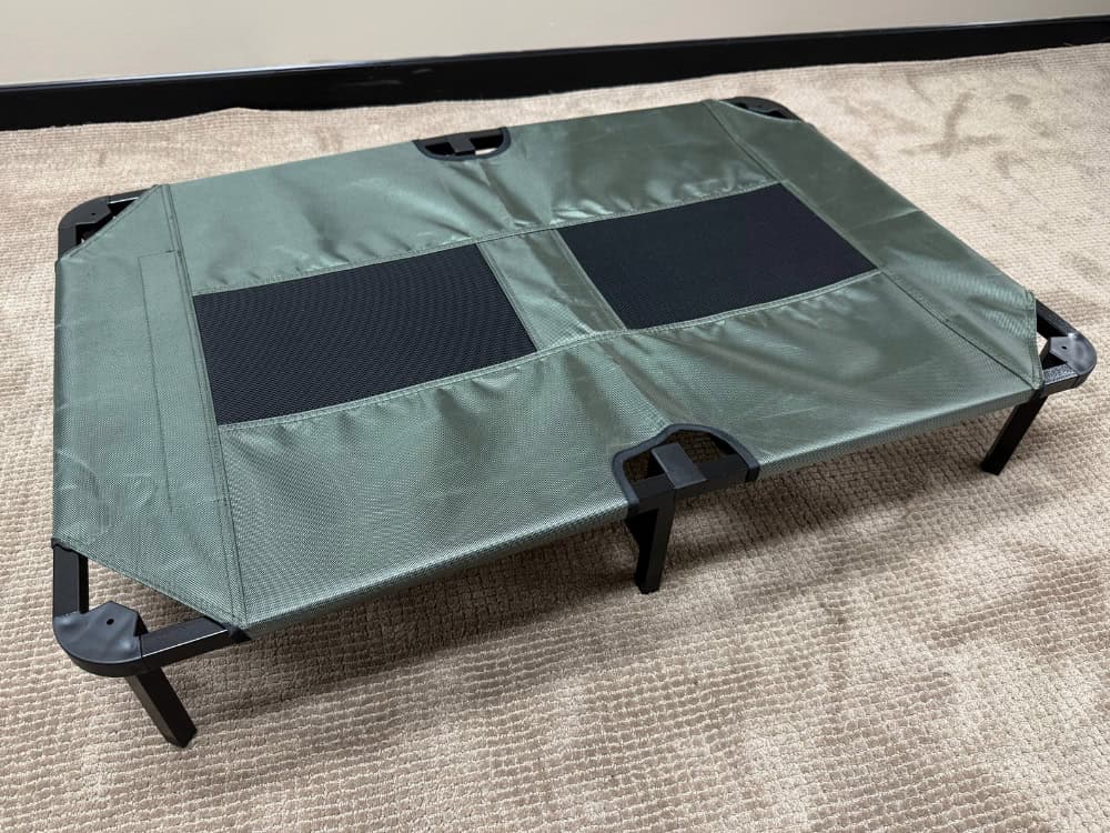 Somerzby Trampoline Dog Bed - Large Green